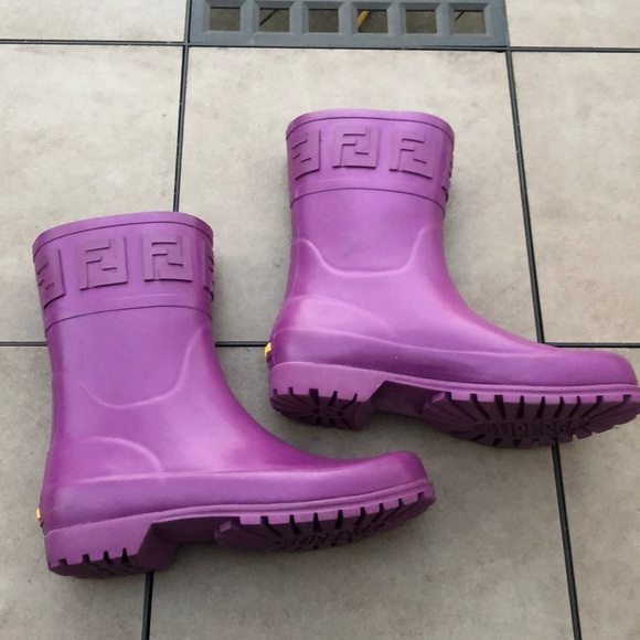 fendi wellington boots